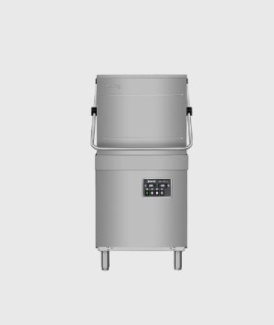 JEMI GS-83 – Lave-vaisselle à capot professionnel 640 à 960 couverts/h – Construction inox AISI 304 – Cycle de lavage rapide
