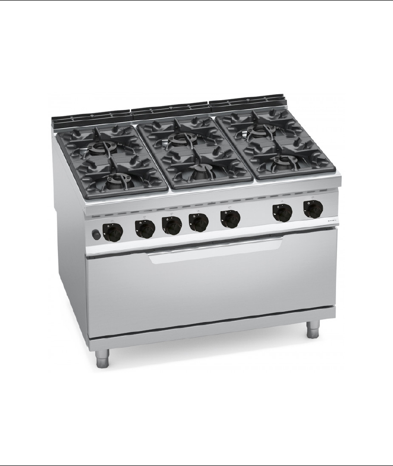 Fourneau professionnel JEMI 761 Série 750 EV cuisine gaz haute performance